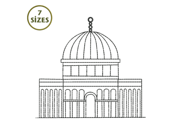 Al Aqsa Line Mosque Embroidery Review