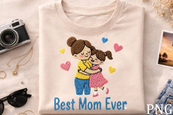 Best Mom Ever Embroidery Mother PNG Review