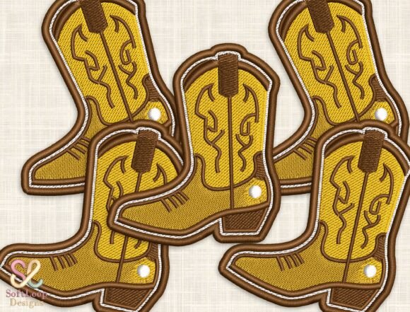 Cowboy Boot Embroidery Patch Design Review