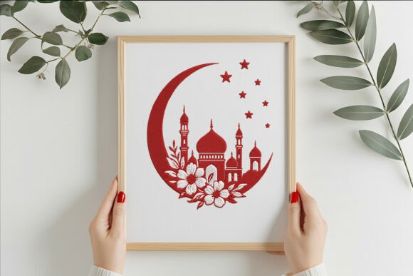 Eid Mubarak Embroidery Design Moon Review