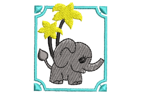 Elephant with Palm Trees Embroidery Review