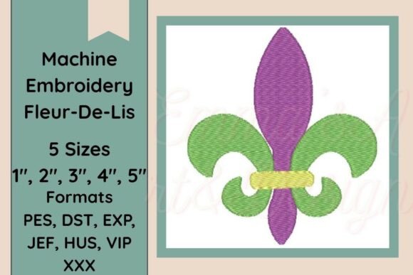 Fleur De Lis Machine Embroidery Design Review
