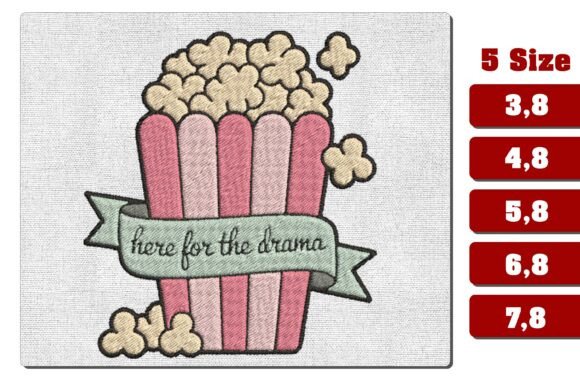 Here for the Drama Popcorn Embroidery Review
