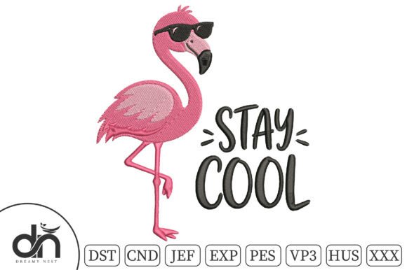 Stay Cool Pink Flamingo Embroidery Review