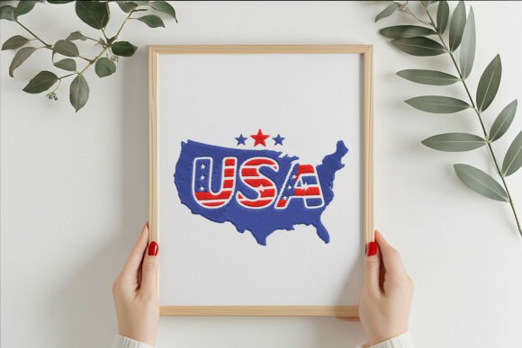 USA Map Embroidery Design Review for Handmade Gifts