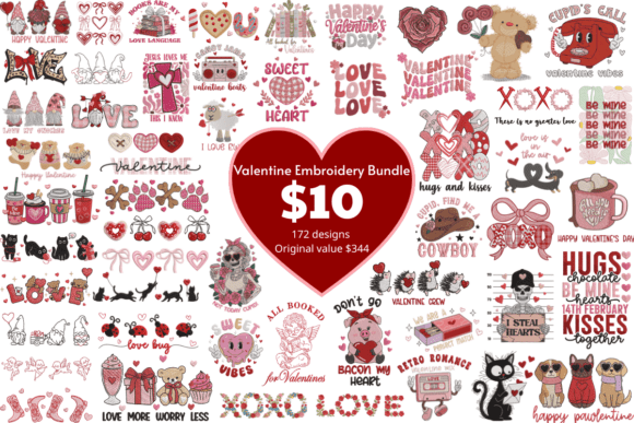 Valentine Embroidery Bundle: A Designer Review
