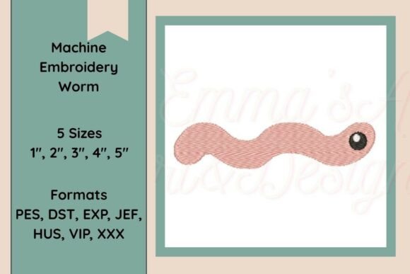 Wiggly Worm Machine Embroidery Design Review